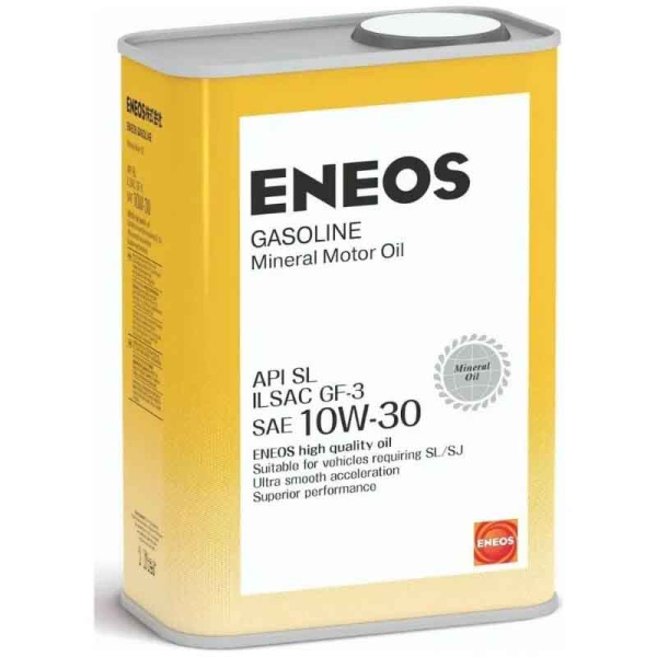 Масло 10W30 SL Eneos Gasoline 1л минеральное