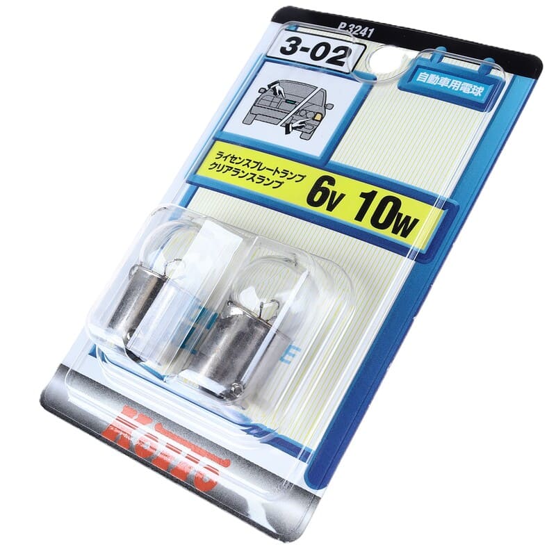 6V10W KOITO (P3241) к-т (2шт)