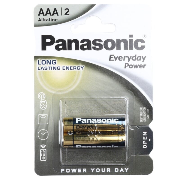 батар. LR03/2BL EveryDay (к-т 2шт) (6211/024750) Panasonic