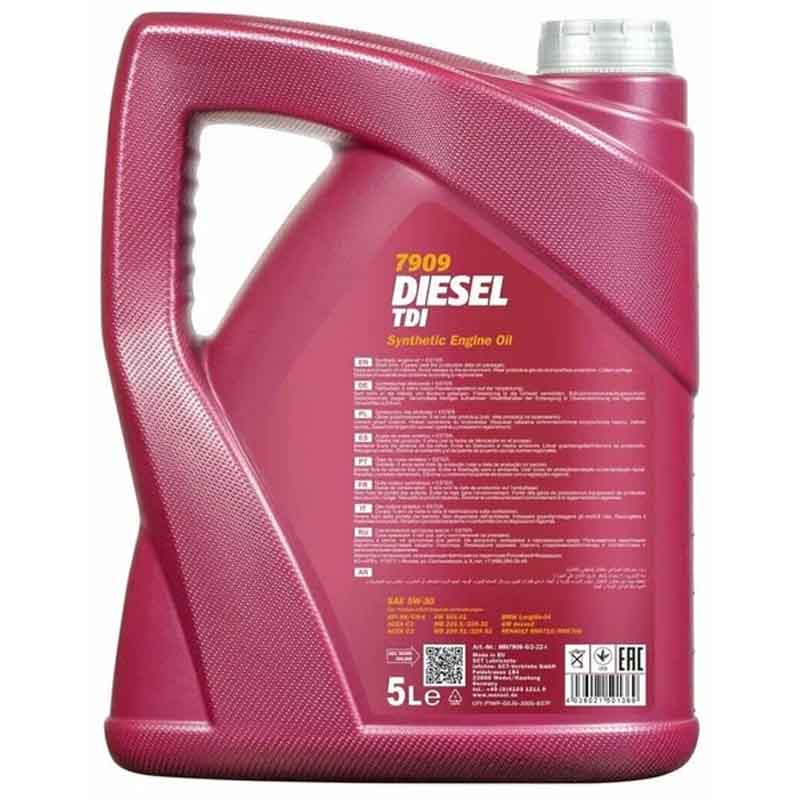 Масло синтет. Diesel TDI 5W30 5л (501369501352) Mannol