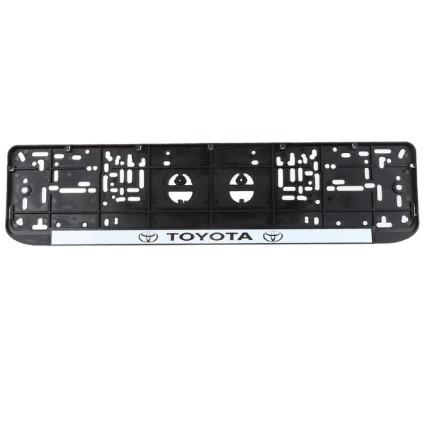 Рамка ном.знака с нижн. защелкой черная Toyota 1шт. 113/2-TO (31287/002873)