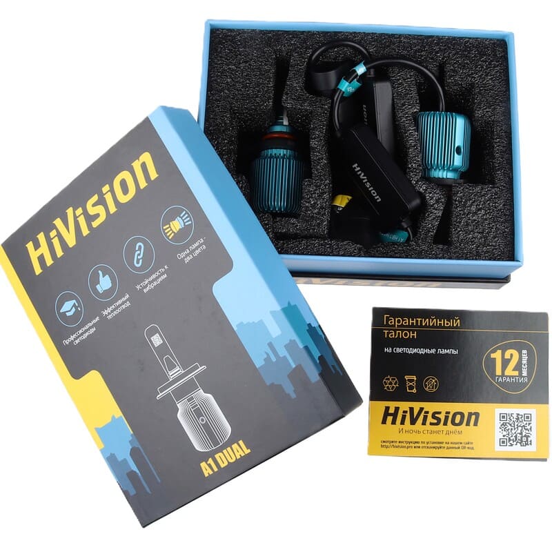 HB3/9005 6000K/3000K A1 DUAL (компл.)  HiVision Л0495 (003421)