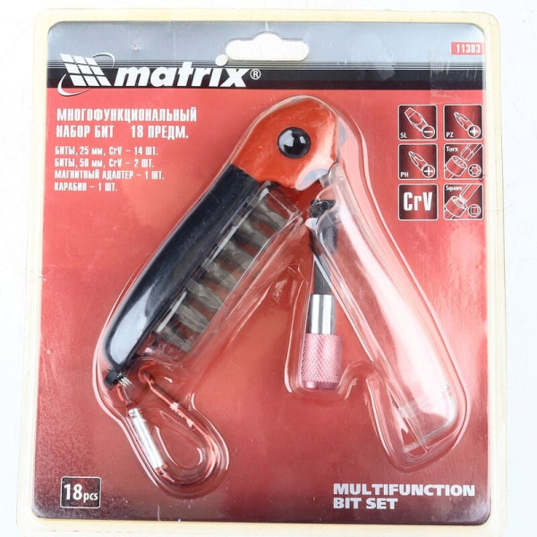 Набор бит универс. (18шт) (11383) Matrix