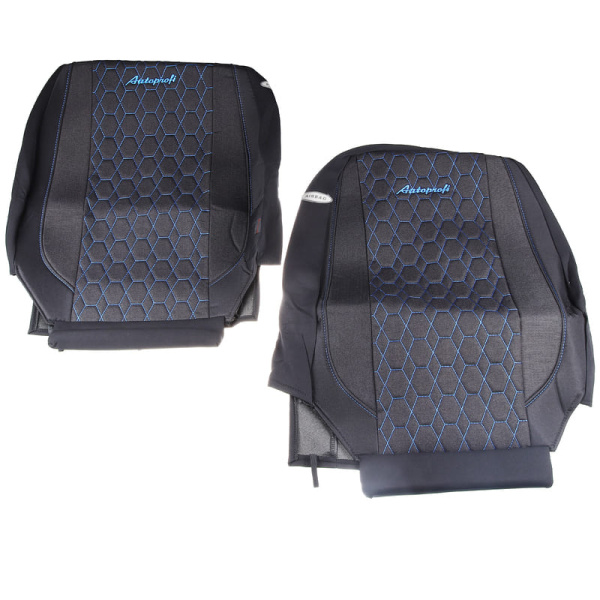 Чехлы VERONA (лён мелкого плетения) M (15шт) VER-1505 BK/BL