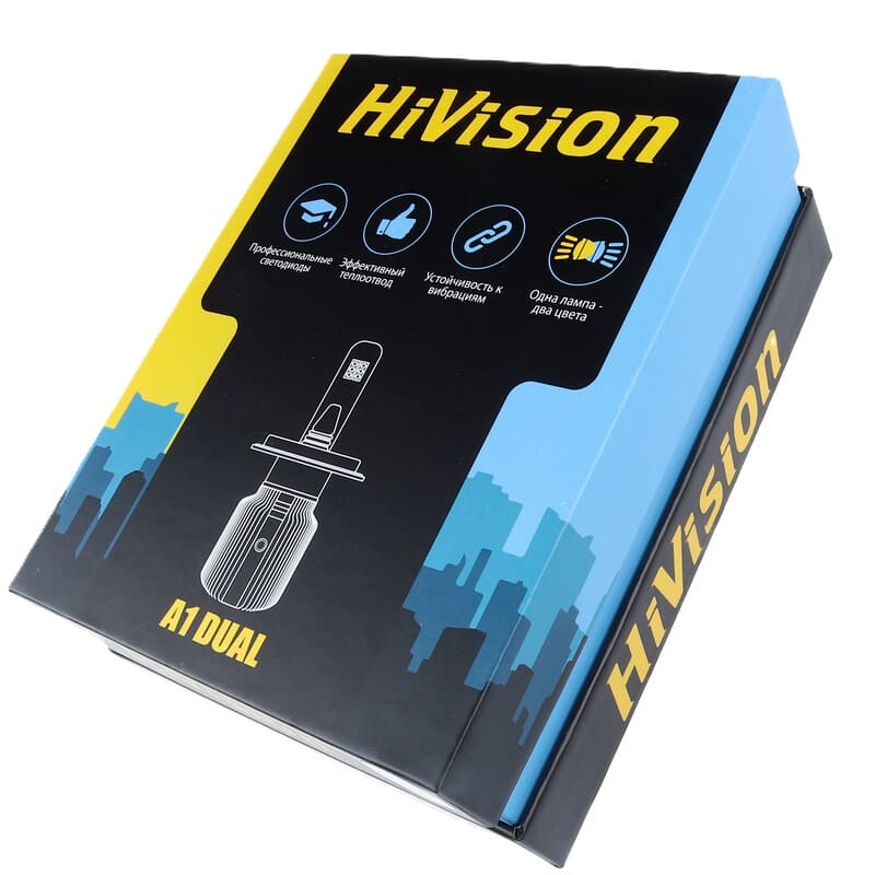 H1 6000K/3000K A1 DUAL (компл.)  HiVision Л0497 (003384)