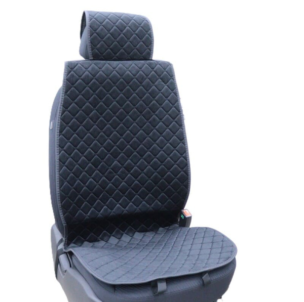 накидка на сиденье алькантара CarPerfomance черн. CUS-1012BK/BK (2шт) 847154 Autoprofi