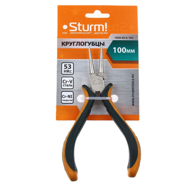 Круглогубцы  Sturm 100 мм (1030-05-6-100) 013584