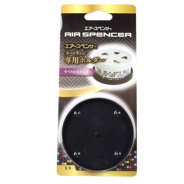 Держатель ароматизатора (X-9) черн. нескользящий (500096)