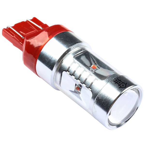 B73T2006CR30001-R, светод.Светофор CREE 5W, цок. T20 2конт, красный (000120)