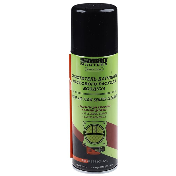 Очиститель датчиков массового расхода воздуха 200 мл ABRO MASTERS (MAF-200-AM-RE)945337