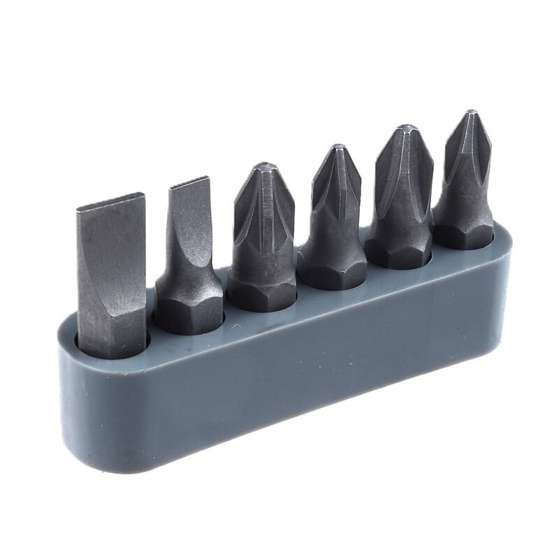 Отвертка реверс. пистолет. типа с битами (6шт) (11550/581261)