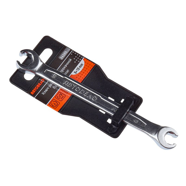 Ключ накидной с пропилом АвтоДело 8*10 мм (АД-34380) (343803)