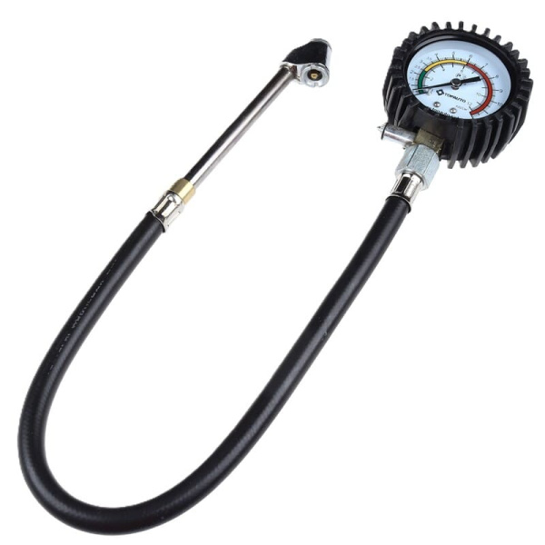Манометр шин. Друг грузовой до 10атм. с клапаном (14231/14221/025640)