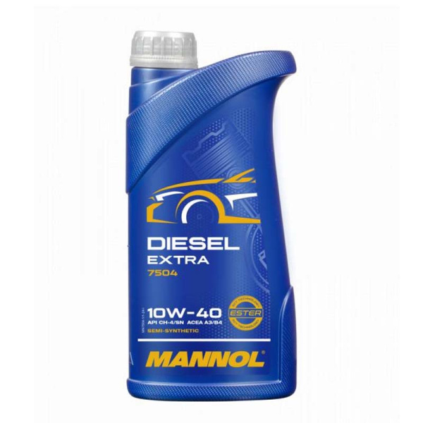 Масло 10W40 CH-4SL полус.1л DieselExtra Mannol