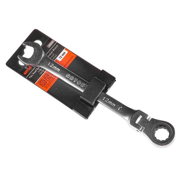 Ключ рожковый/накидной-трещот. АвтоДело 12мм (АД-30212/302121)