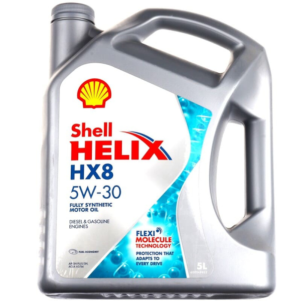 Масло 5W30 SN/SP Shell Helix HX8 X 5л синтетическое