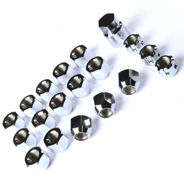 набор 22HEX 14*1.5 chrom с отверст.(16шт.+4сек.+1гол.)(26983/21874) LSN-1415OP Lone Star