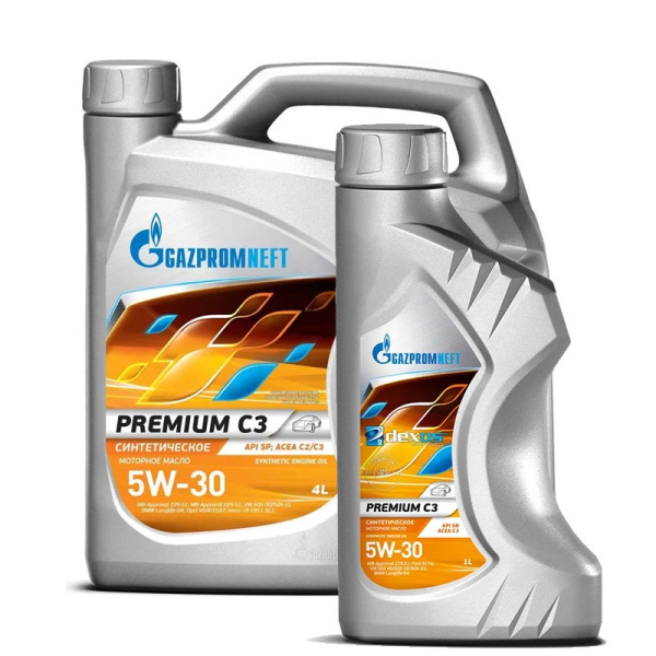 Масло 5W30 SP Gazpromneft Premium C3 4+1л синтетическое